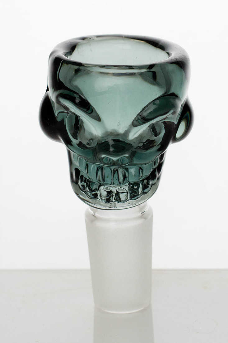 Skull shape glass large bowl_0