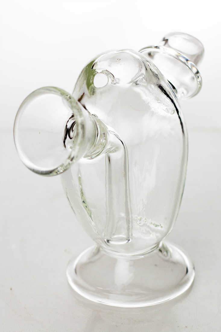 Glass blunt bubbler
