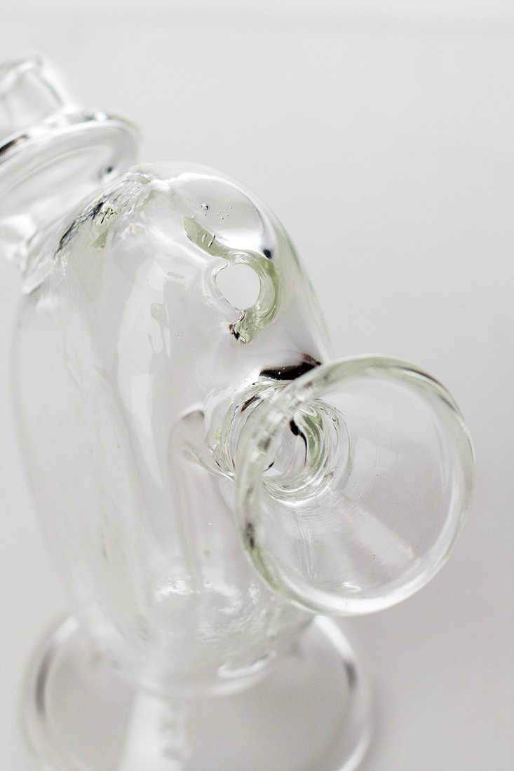 Glass blunt bubbler