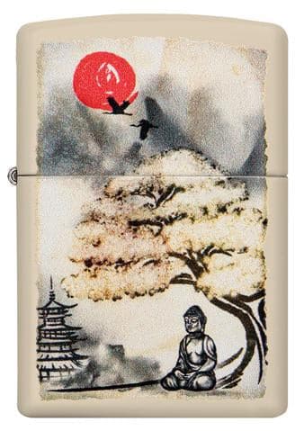 Zippo pogoda bonsai buddha design_0