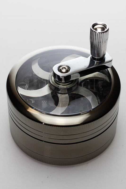 3 parts aluminum herb grinder with handle_0