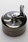 3 parts aluminum herb grinder with handle