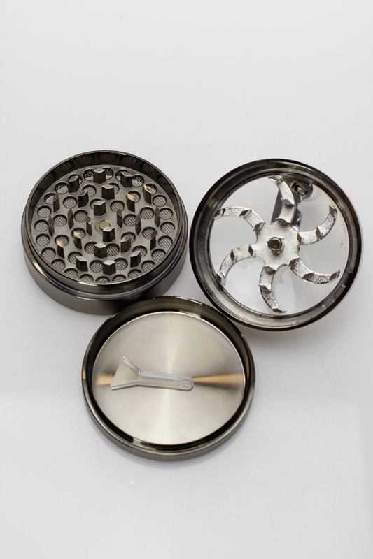 3 parts aluminum herb grinder with handle_1