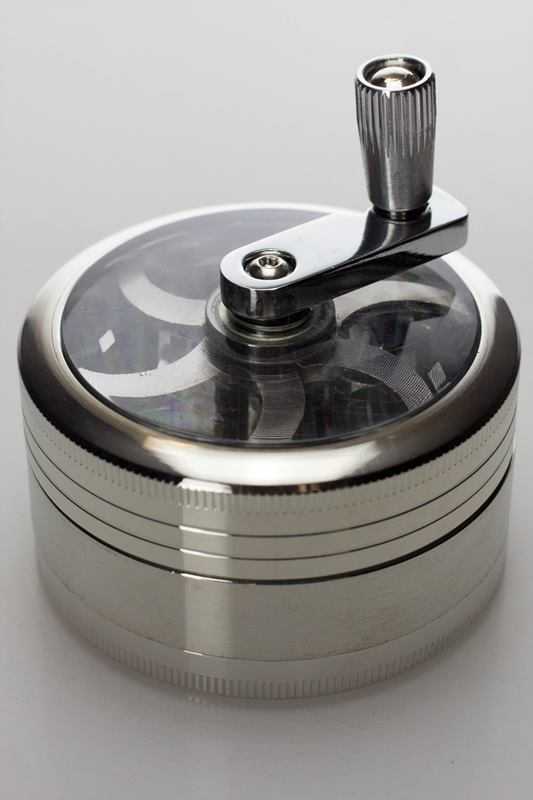 3 parts aluminum herb grinder with handle_4