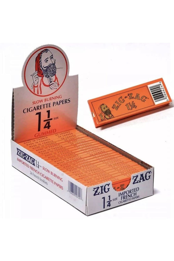 ZIG-ZAG Orange Slow burning Cigarette Rolling Papers Box