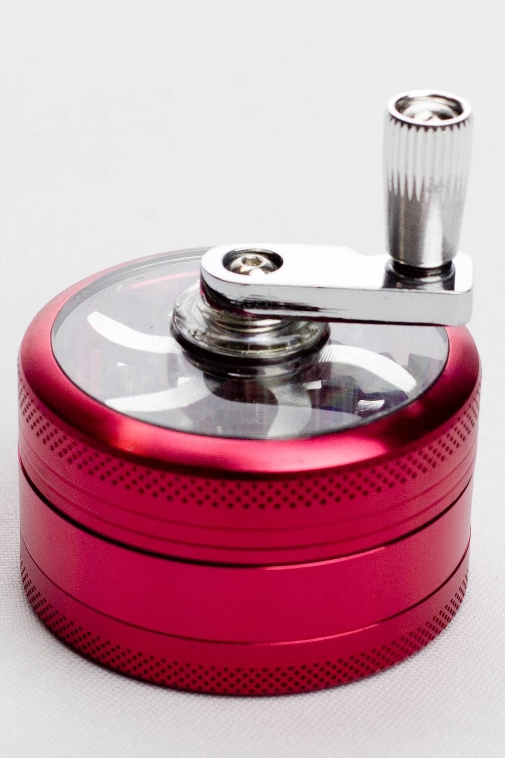 Infyniti aluminium herb grinder with handle 3 parts_3