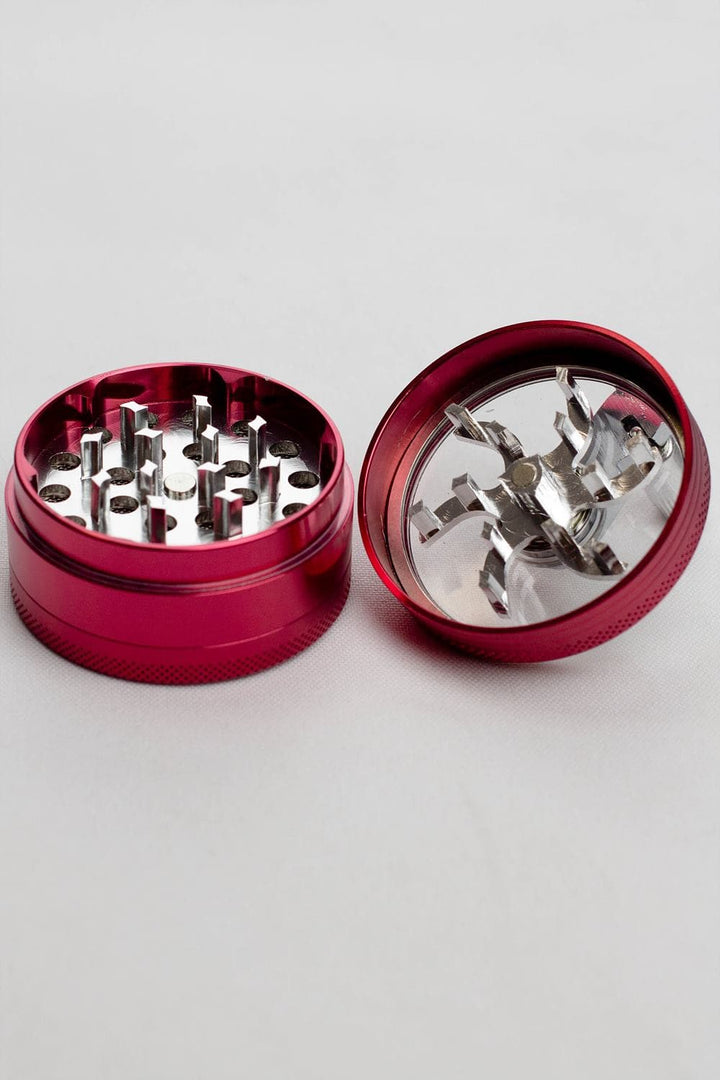 Infyniti aluminium herb grinder with handle 3 parts_2