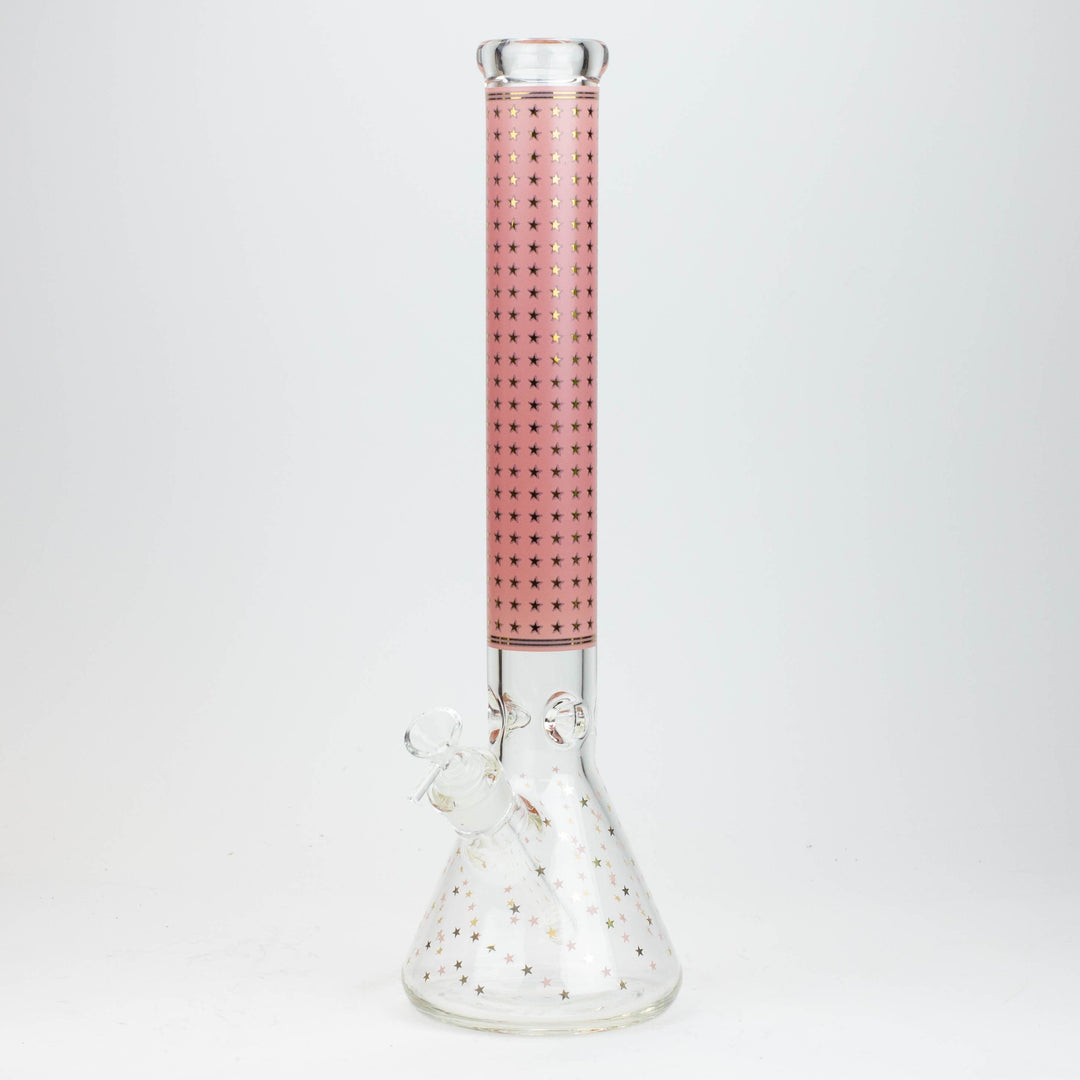 Star 7 mm glass water pipes 17.5"_1