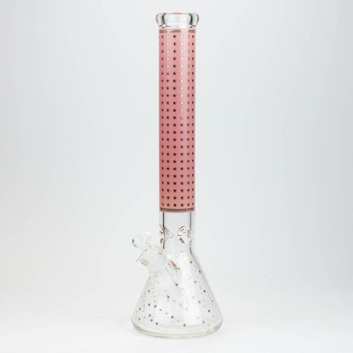 Star 7 mm glass water pipes 17.5"_1