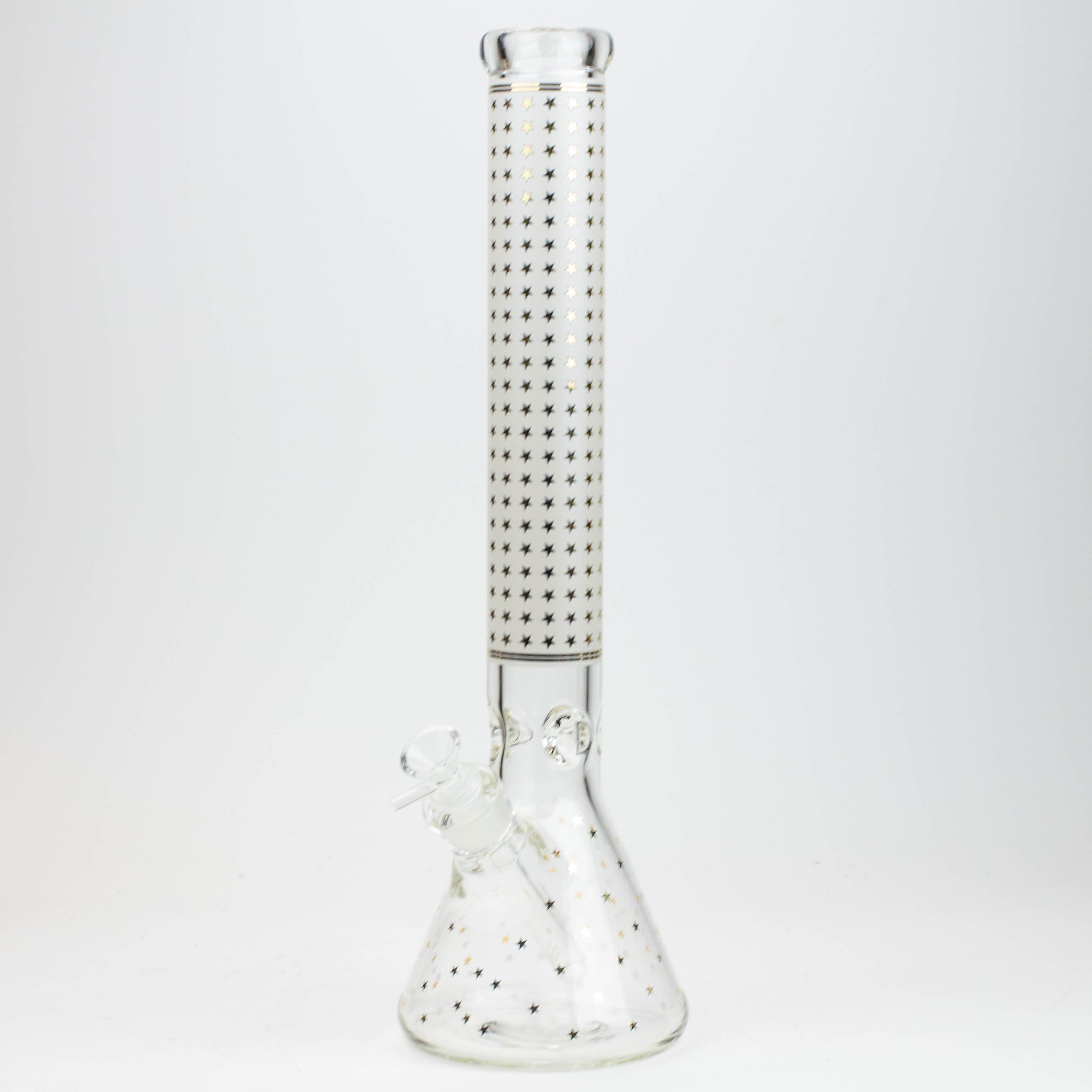 Star 7 mm glass water pipes 17.5"_2