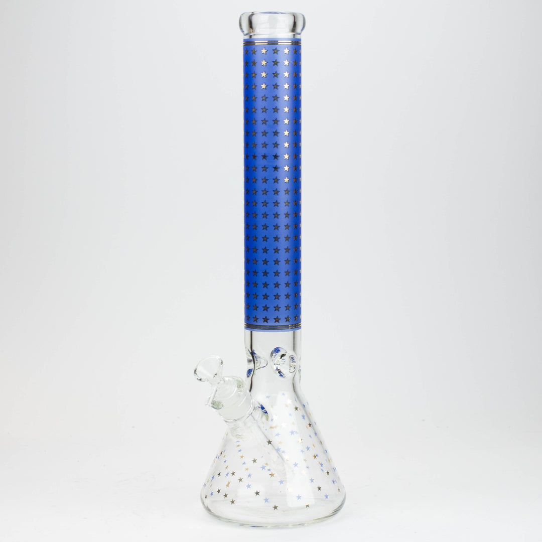 Star 7 mm glass water pipes 17.5"_3