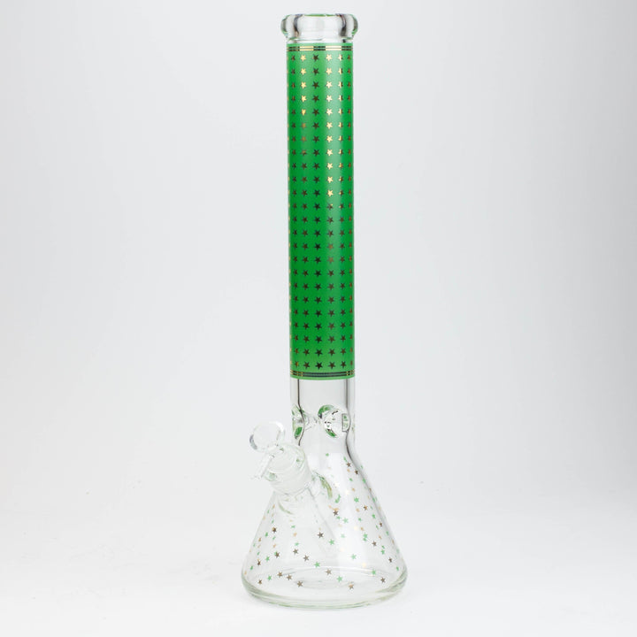 Star 7 mm glass water pipes 17.5"_4