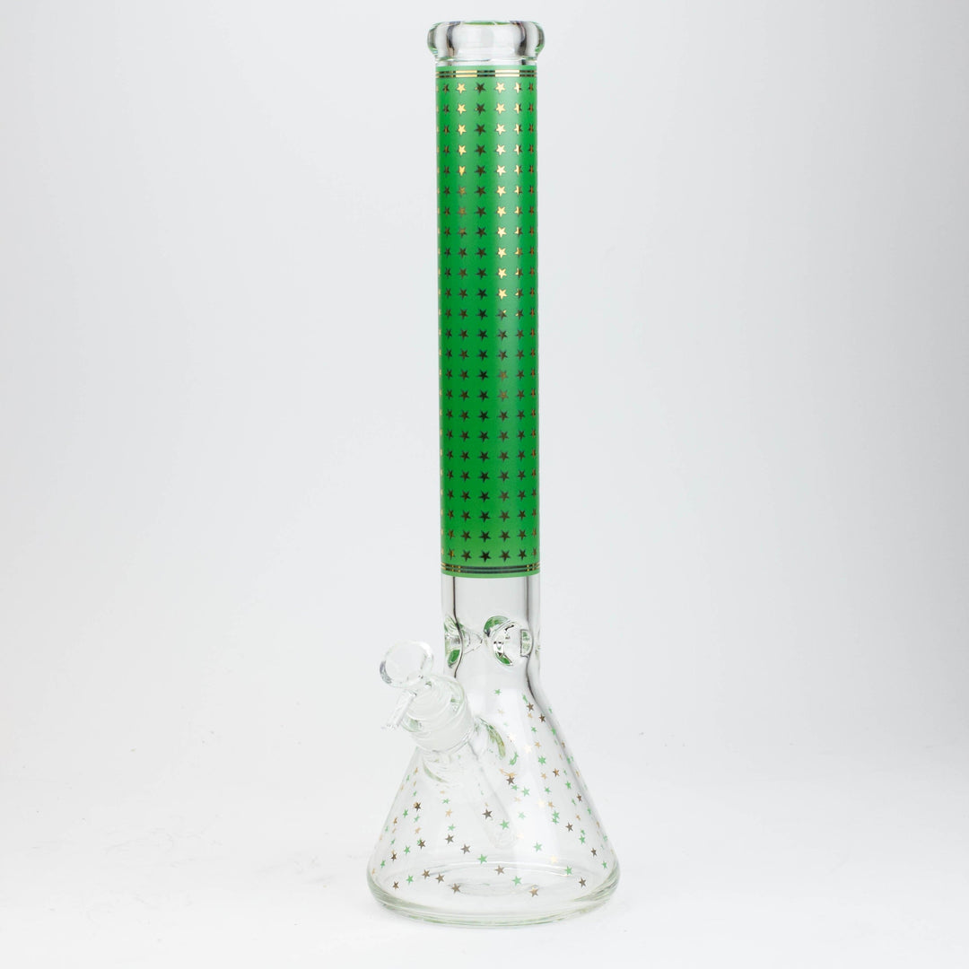 Star 7 mm glass water pipes 17.5"_4