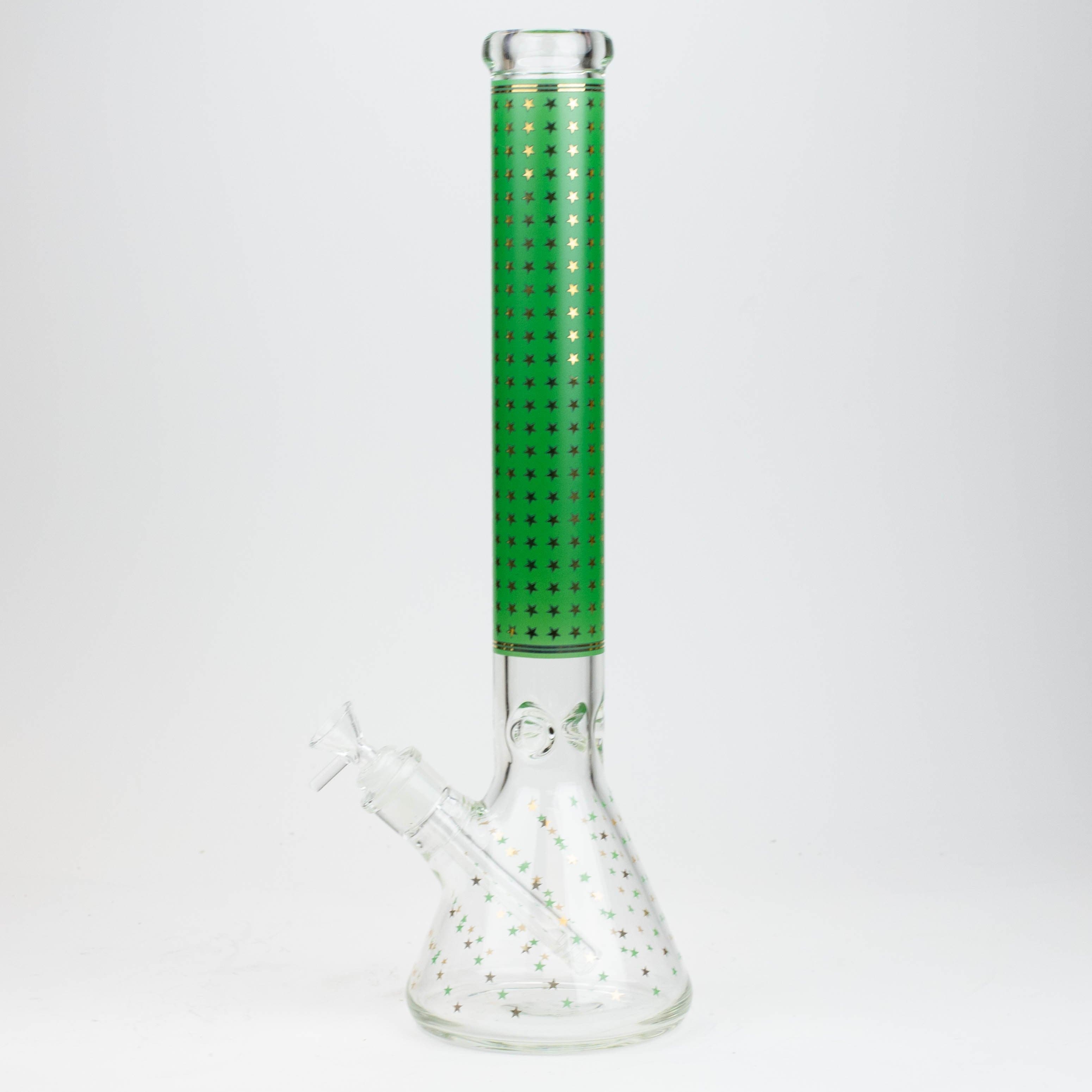 Star 7 mm glass water pipes 17.5"_5