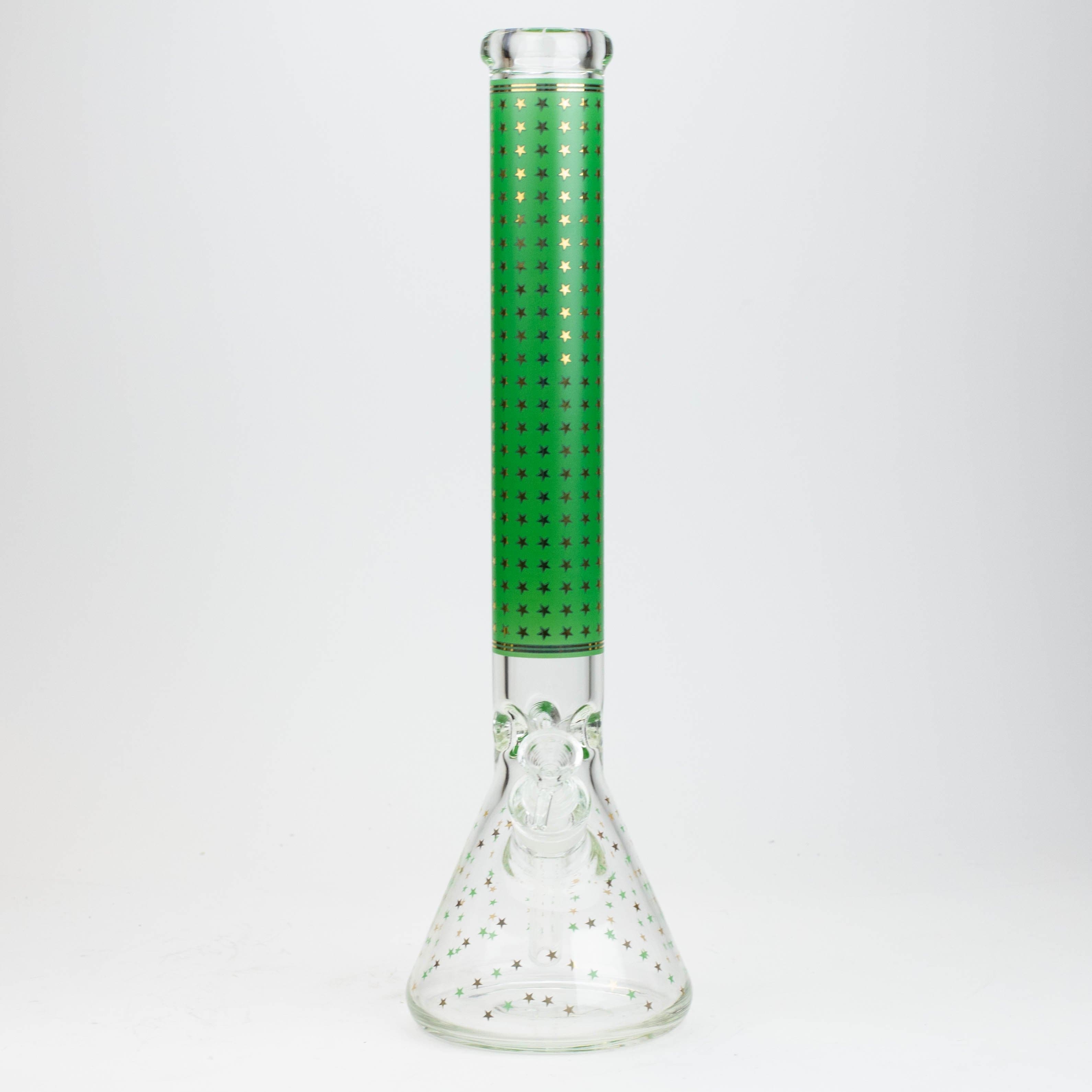 Star 7 mm glass water pipes 17.5"_6