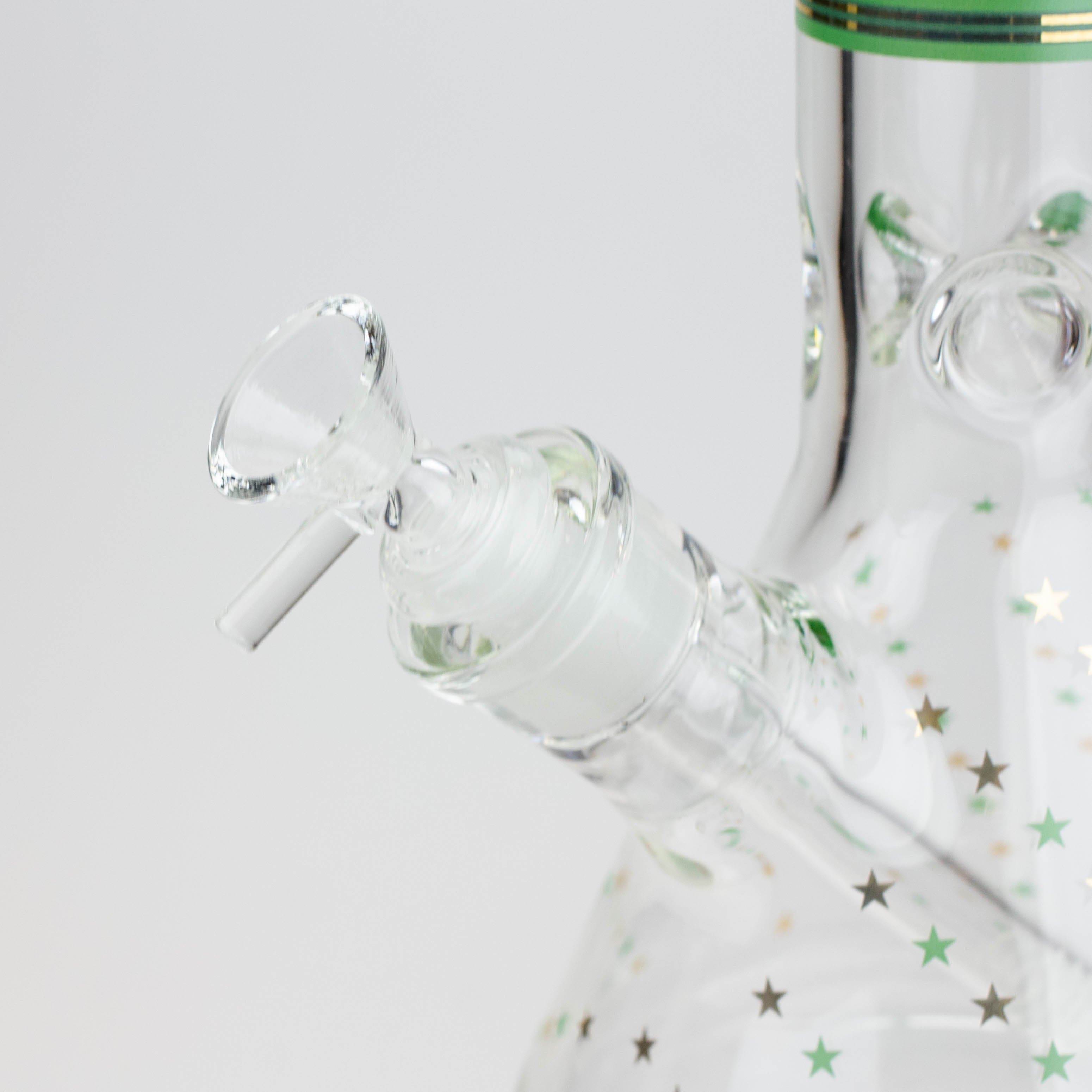 Star 7 mm glass water pipes 17.5"_8