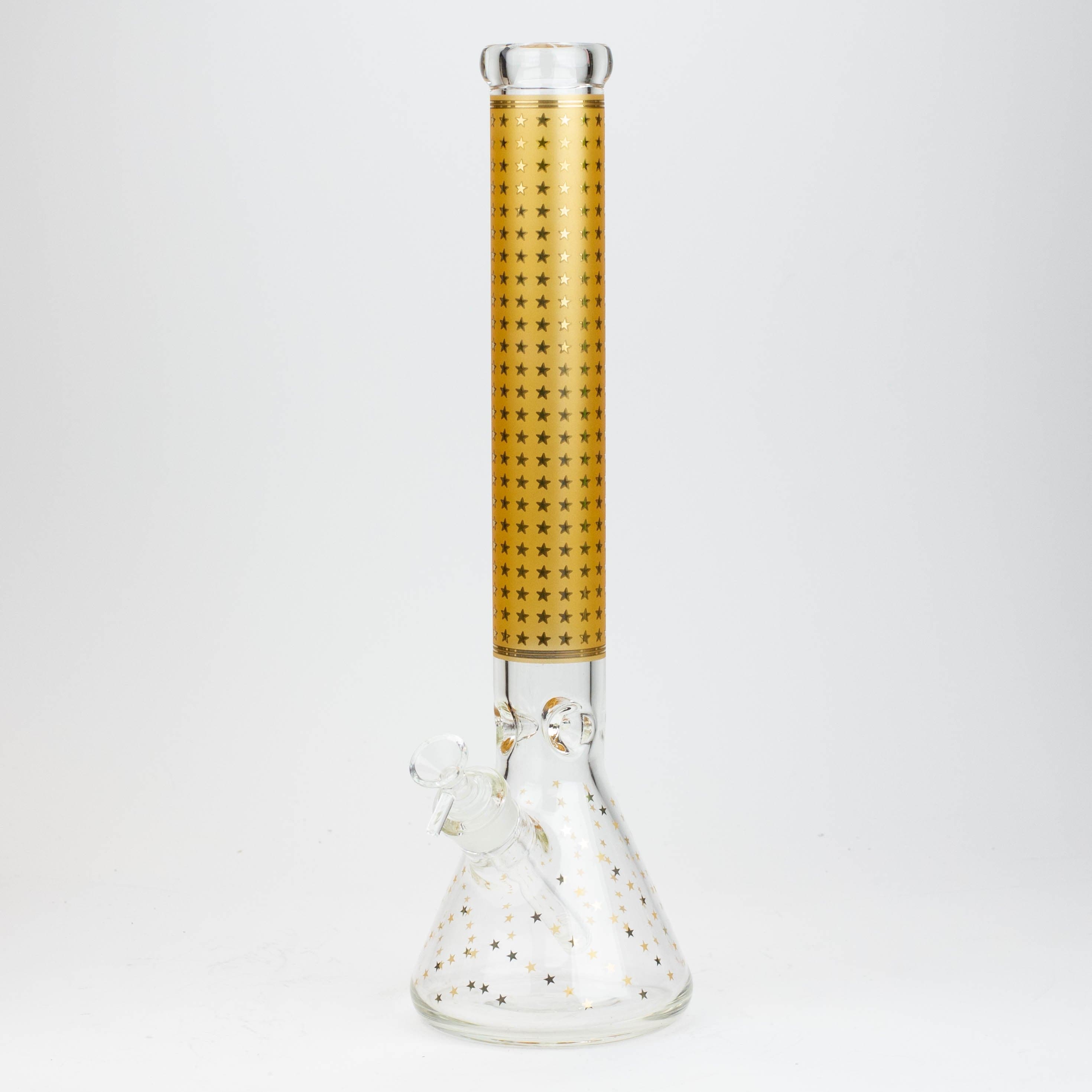 Star 7 mm glass water pipes 17.5"_11