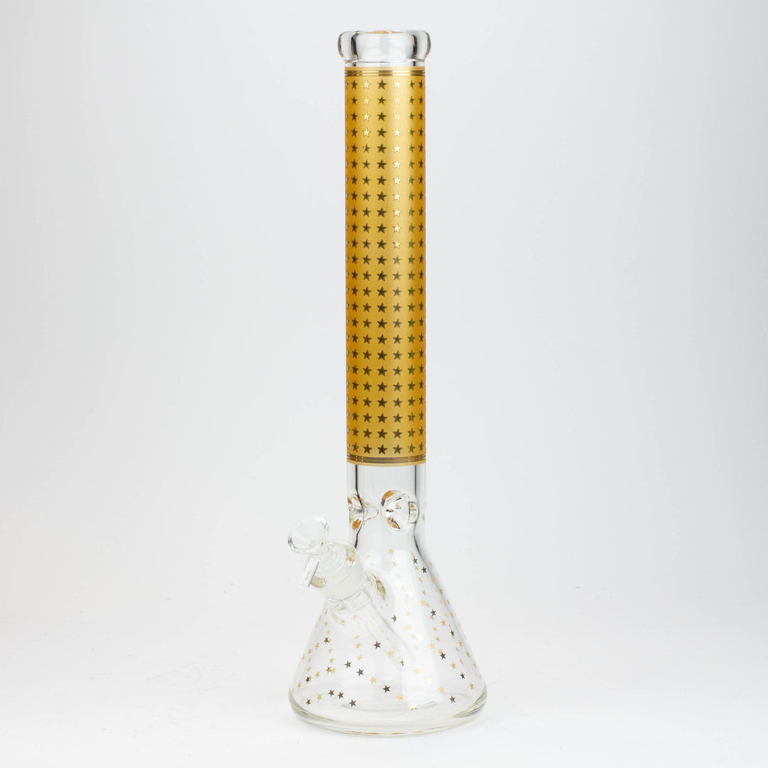 Star 7 mm glass water pipes 17.5"_11