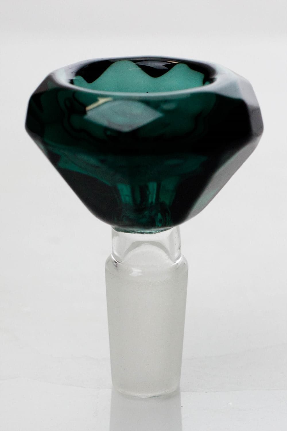 Diamond cutting shape wide glass bowl_4