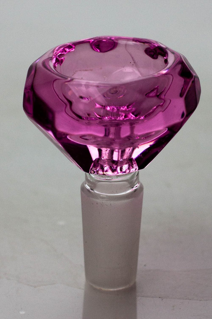 Diamond cutting shape wide glass bowl_7