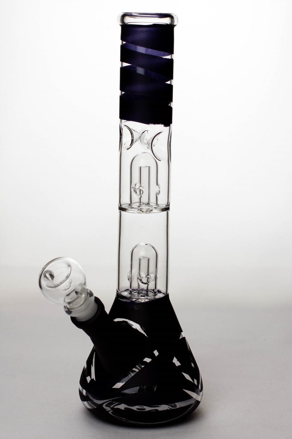 12 inches double dome percolator beaker Bong_0