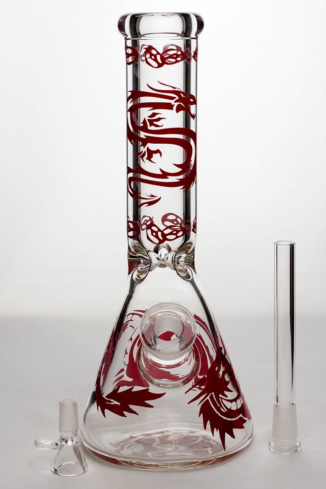 Dragon 9 mm thick glass beaker bong