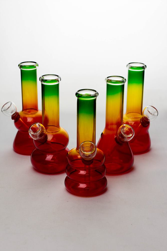 Rasta glass water pipes 6 in_0
