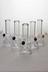 6 in clear glass water pipes