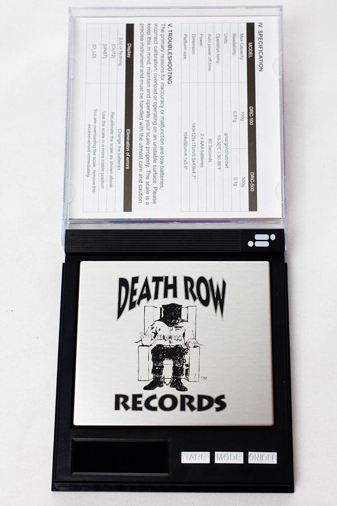 Infyniti death row records scales_0