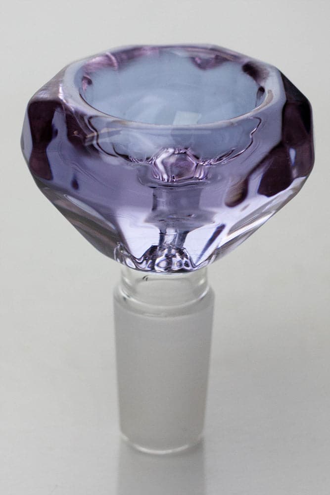 Diamond cutting shape wide glass bowl_9