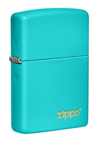 Zippo classic flat turquoise zippo logo_1