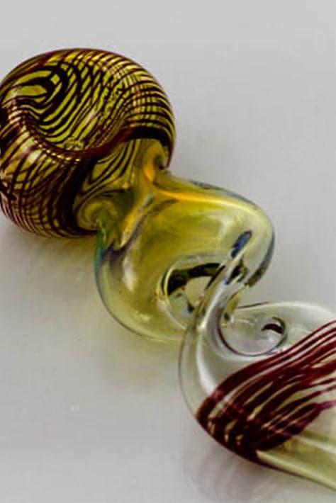 Changing color twist glass hand pipes 4.5"_1