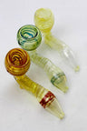 Changing colors Sherlock glass hand pipes 4.5"