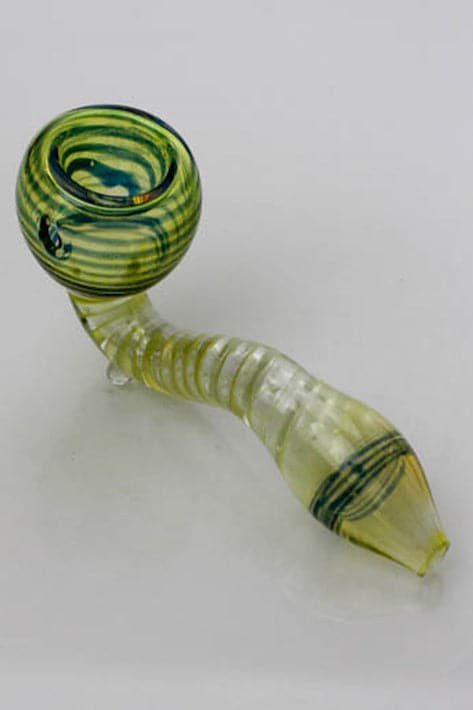 Changing colors Sherlock glass hand pipes 4.5"_1