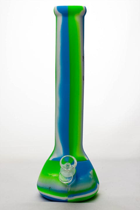 Genie mixed color Silicone detachable beaker water bong