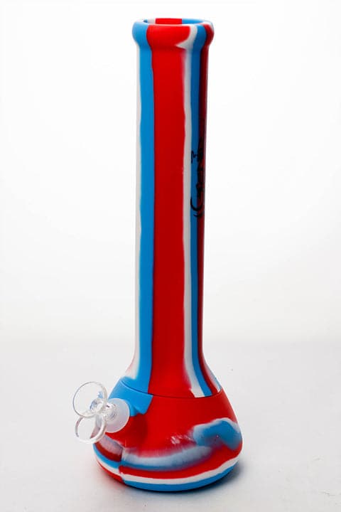Genie mixed color Silicone detachable beaker water bong