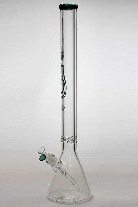 Genie color accented beaker water bong_2