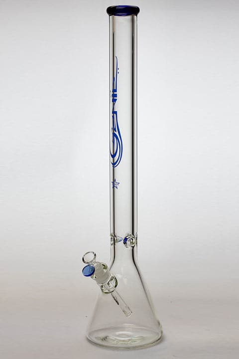 Genie color accented beaker water bong_3