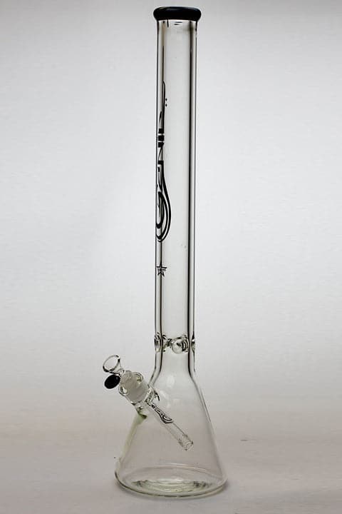 Genie color accented beaker water bong_6