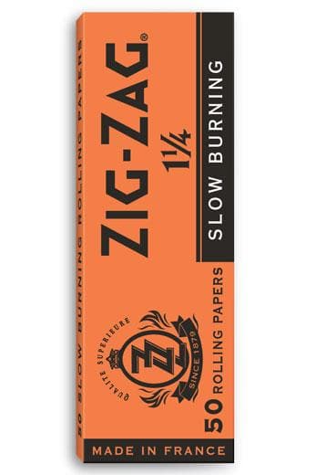 ZIG-ZAG Slow burning Orange Papers 1 1/4