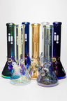Infyniti Tree of life 7 mm metallic glass water pipes 14"