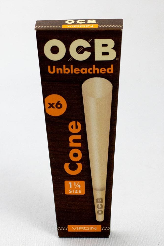 OCB Pre-rolled Cone - Virgin Unbleached Rolling Paper - 1 1/4