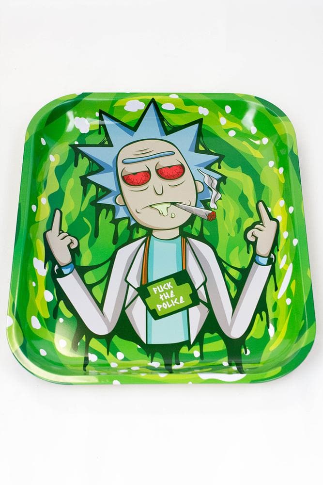Rick And Morty Rolling Tray ⋆ Daydreams Smoke Shop