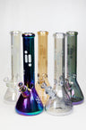 Infyniti Snowflake 7 mm metallic glass water bong