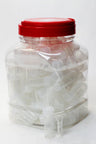 Flat Lip Glass Tips Jar of 120