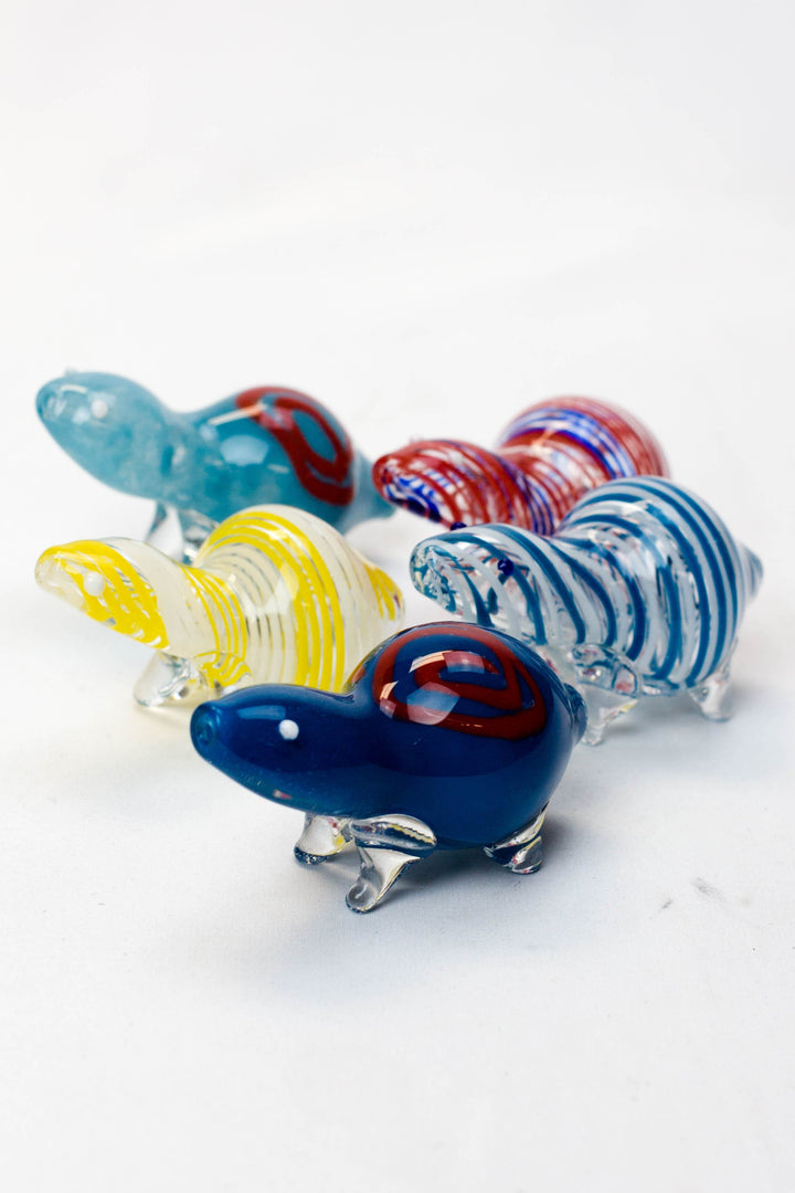 Turtle shape glass hand pipe 3_0