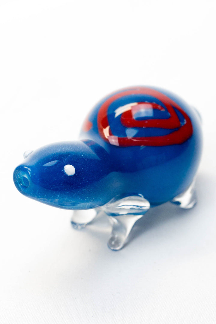 Turtle shape glass hand pipe 3_4