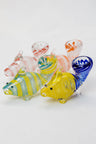 Goldfish shape glass hand pipe 3.5