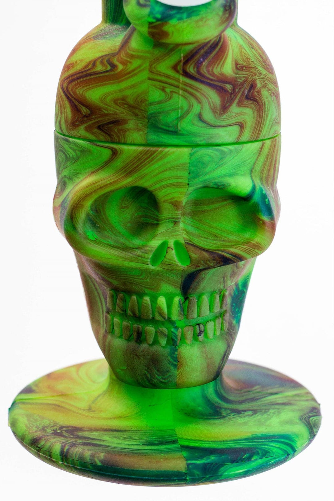 Assorted design silicone detachable skull bong_1