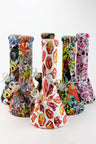 Genie 12" S2-Graphic 9mm glass beaker bong gift set